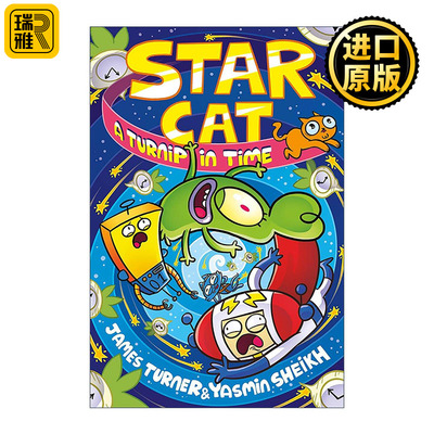 英文原版 Star Cat a Turnip in Time 星际猫咪2 儿童幽默漫画 英文版 进口英语原版书籍