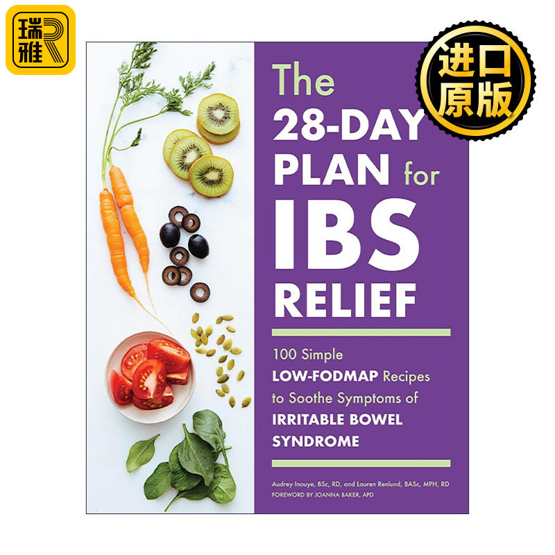 英文原版 The 28-Day Plan for IBS Relief 缓解肠易激综合征的28天计划 100个简单健康的低发漫饮食食谱 Callisto 英文版