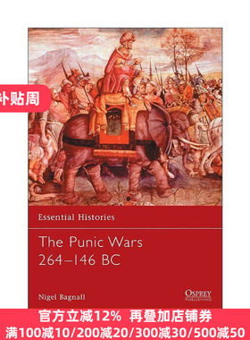 英文原版 The Punic Wars 布匿战争 公元前264–146年 全彩插画战争历史系列 英文版 进口英语原版书籍