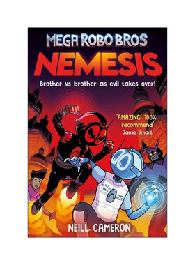 英文原版 Mega Robo Bros Nemesis 超级机器兄弟 报应 Neill Cameron少儿漫画 英文版 进口英语原版书籍