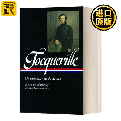 英文原版 Alexis de Tocqueville Democracy in America LOA #147 托克维尔 美国的民主 精装 英文版 进口英语原版书籍