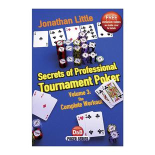 英文版 书籍 Professional Vol.3 职业锦标赛扑克揭秘卷3 Poker Tournament 进口英语原版 英文原版 全能训练手册 Secrets