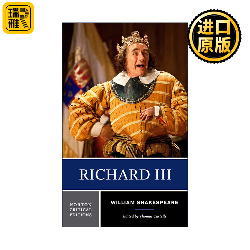 英文原版 Richard III理查德三世莎士比亚戏剧诺顿文学解读系列 Norton Critical Editions英文版进口英语原版书籍