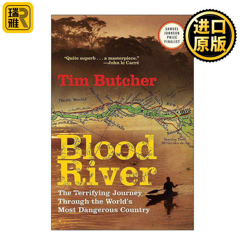 英文原版 Blood River 血河 穿越世界危险国家的恐怖之旅 非洲刚果 历史 Tim Butcher 英文版 进口英语原版书籍