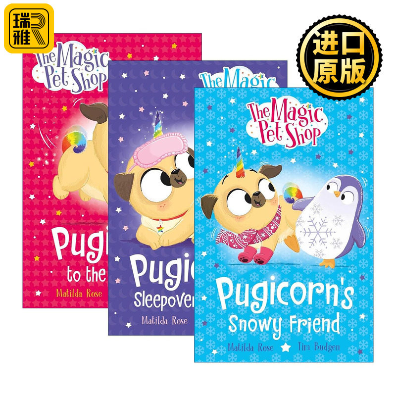 英文原版 The Magic Pet Shop Stories 魔法宠物店系列3册 儿童章节桥梁书 英文版 进口英语原版书籍