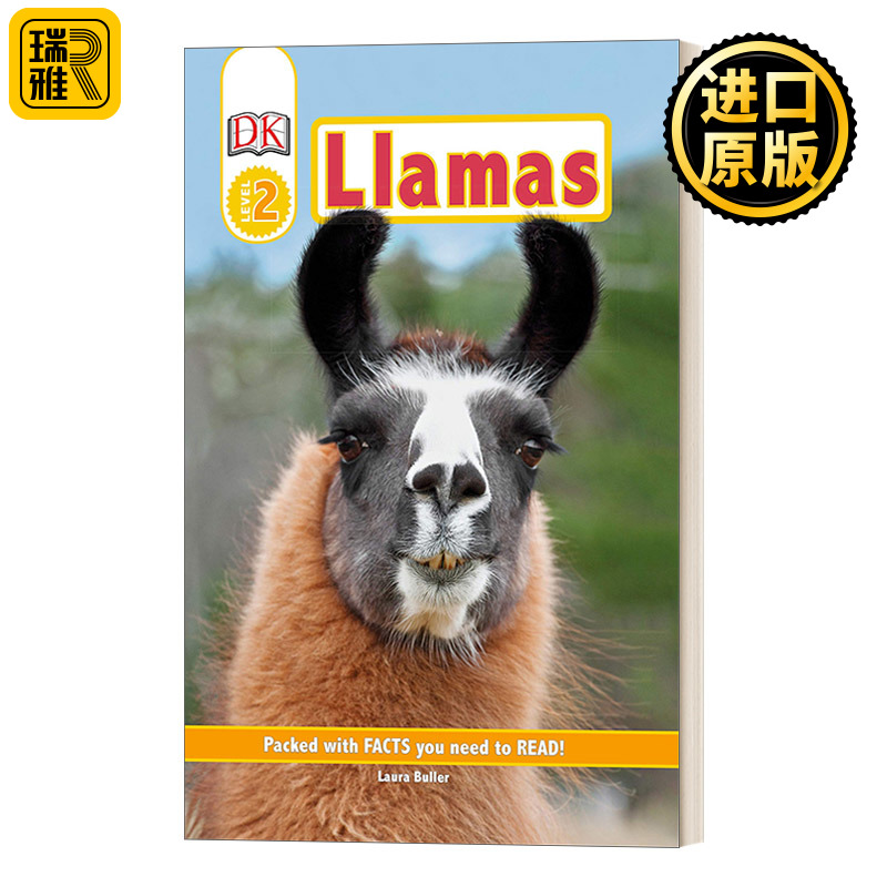 DK Readers Level 2Llamas DK分级读物L2 羊驼 英文原版