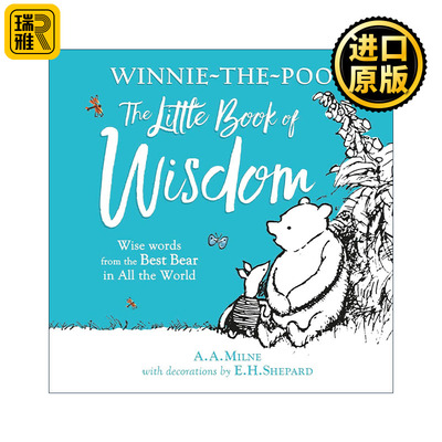 正版 WinnieThePooh's Little Book Of Wisdom 英文原版 进口英语书籍