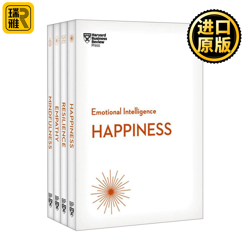 英文原版 Harvard Business Review Emotional Intelligence Collection 哈佛商业评论 情商培养 4册套装 英文版 进口英语原版书籍