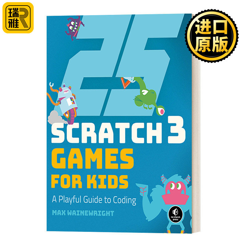 25 Scratch 3 Games for Kids 25个Scratch 3儿童编程游戏 边玩边学 编程入门学习