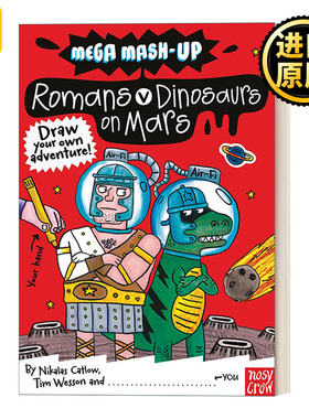 Mega MashUp Romans vs Dinosaurs on Mars vs