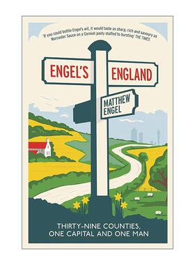 英文原版 Engel's England 马修·恩格尔英格兰游记 39个城镇 英文版 进口英语原版书籍