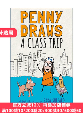 英文原版 Penny Draws a Class Trip 佩妮画了幅班级旅行画 儿童小说 精装 谎言游戏作者Sara Shepard 英文版 进口英语原版书籍