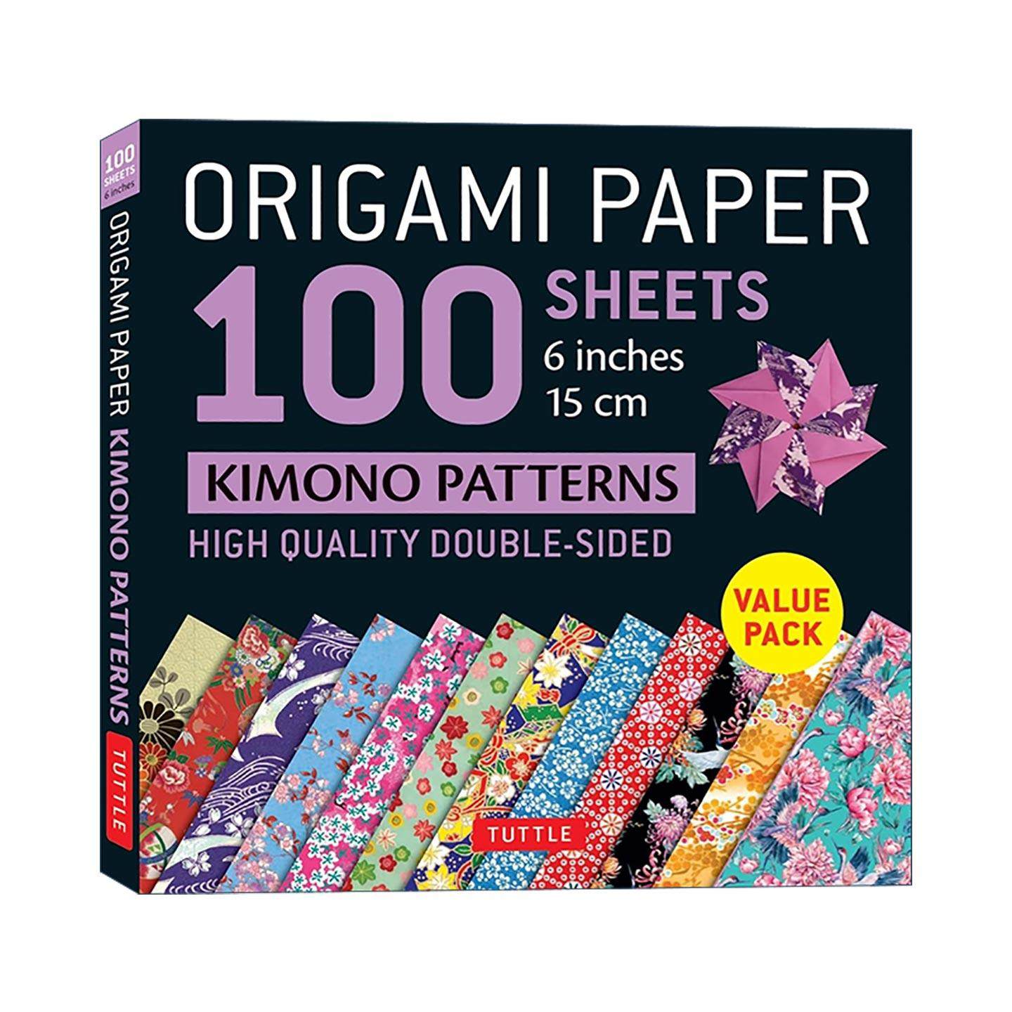 英文原版 Origami Paper 100 sheets Kimono Patterns 6