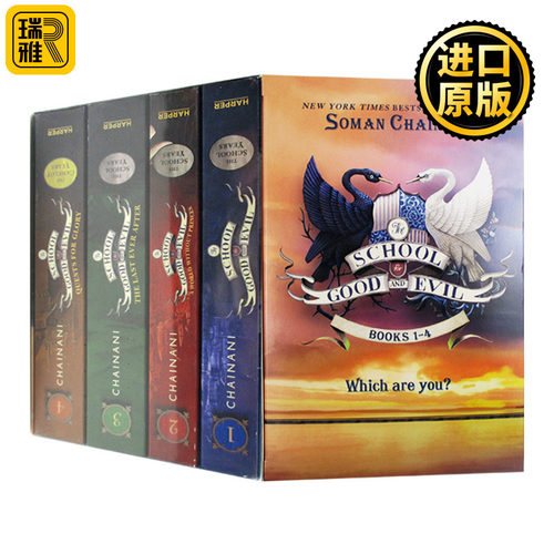 善与恶的学院4本盒装英文原版