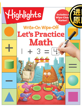 WriteOn WipeOff Let's Practice Math 英文原版