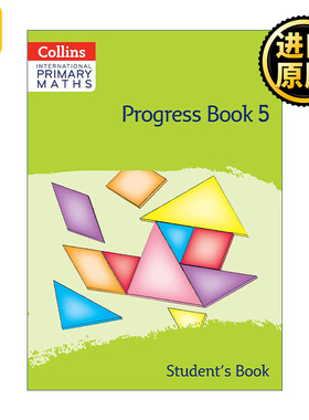 英文原版 Collins International Primary Maths Progress Book Student's Book 5  柯林斯剑桥国际小学数学进阶练习册5 第二版