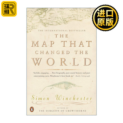 英文原版 The Map That Changed the World 改变世界的地图 西蒙·温切斯特 进口英语书籍 人物传记