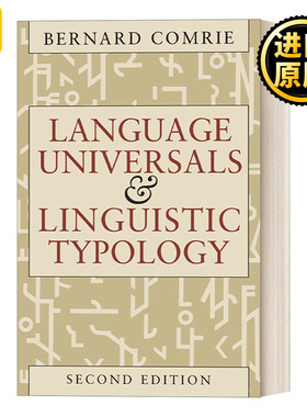 英文原版 Language Universals and Linguistic Typology 语言共性和语言类型 语言学 语法 Bernard Comrie 英文版 进口英语书籍