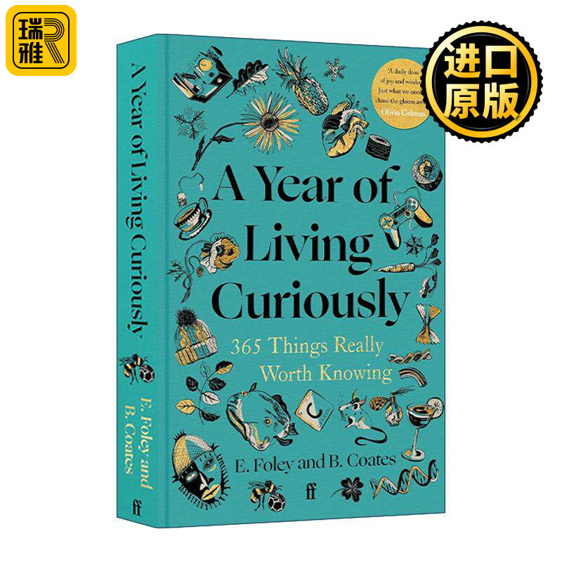 英文原版 A Year of Living Curiously 好奇生活的一年 365件值得了解的知识 精装 英文版 进口英语原版书籍