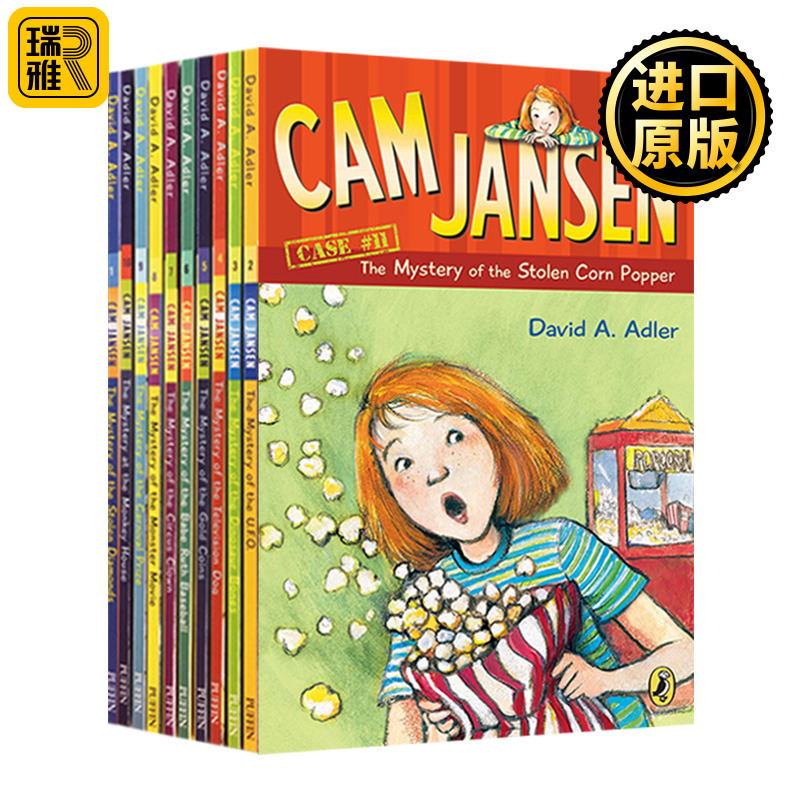 Cam Jansen 侦探故事11-20册 英文原版小说 少女侦探简森 少儿儿童分级读物书籍 英文版 David Adler 进口英语初级桥梁章节书