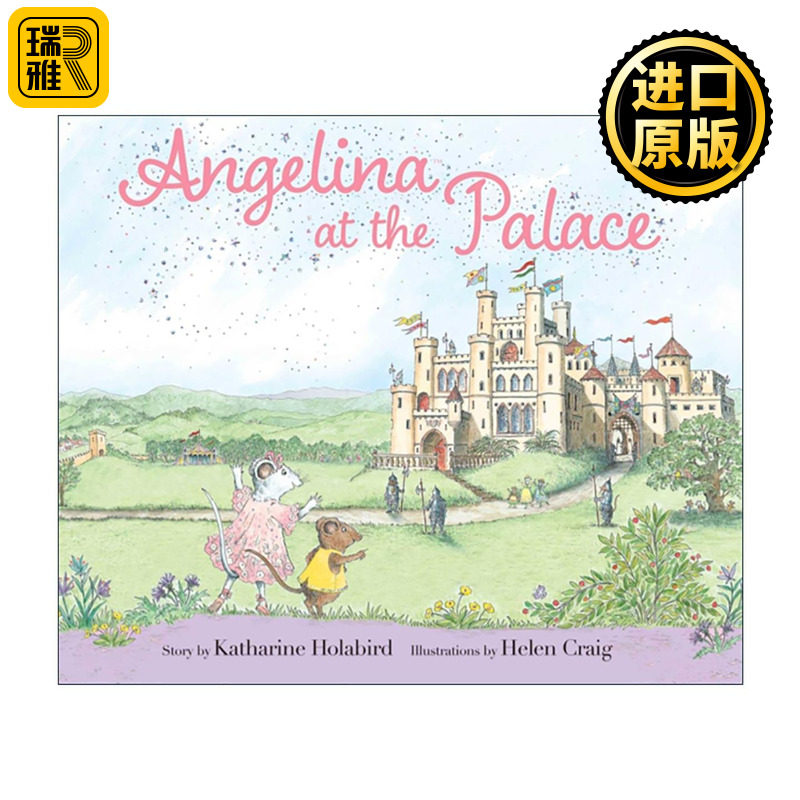 英文原版 Angelina at the Palace 在宫殿里的安吉莉娜 精装绘本 英文版 进口英语原版书籍