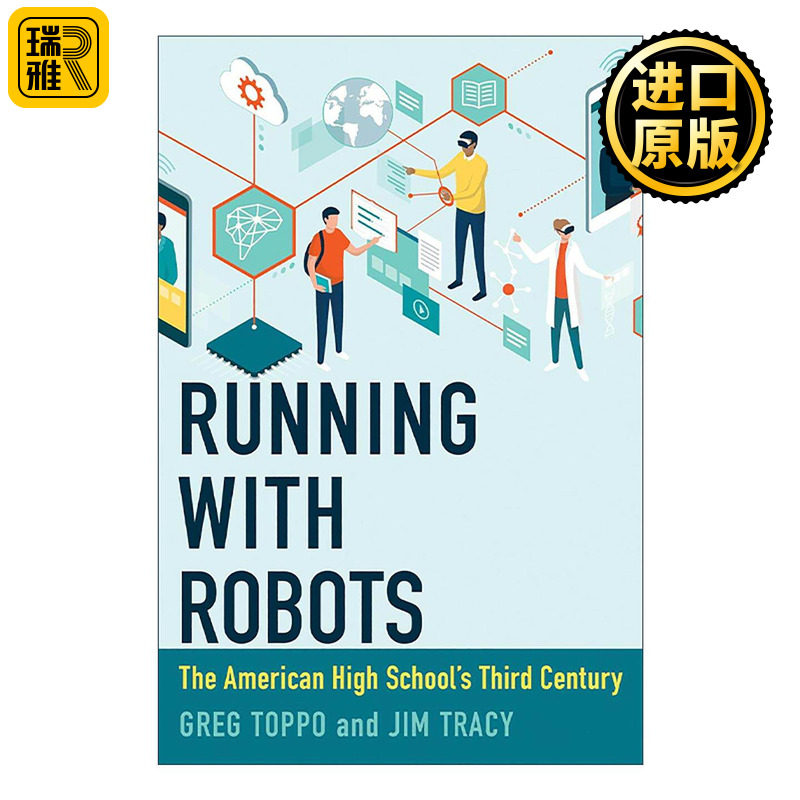 英文原版 Running With Robots The MIT Press 与机器人一起奔跑 美国高中教育 AI人工智能 游戏改变教育作者格雷格·托波 英文版