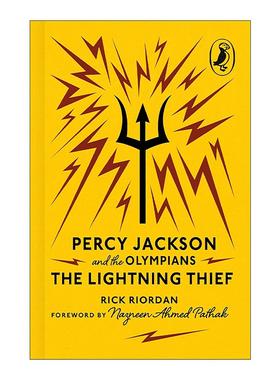 英文原版 Percy Jackson and the Olympians The Lightning Thief 波西·杰克逊与神火之盗 Puffin Classics精装海雀经典85周年