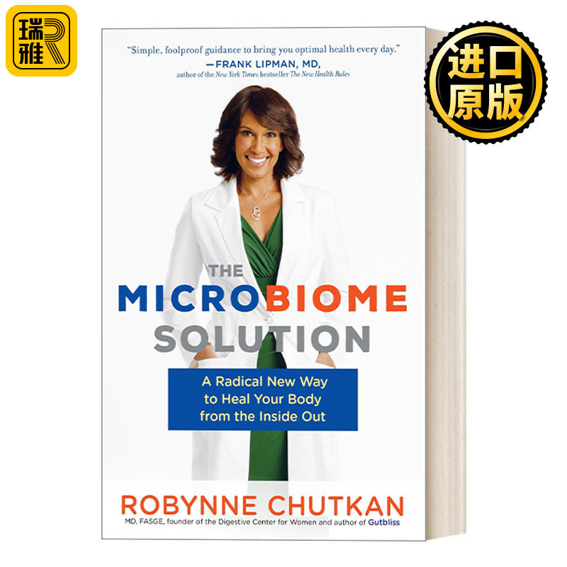 The Microbiome Solution 微生物疗法:由内而外治愈身体的新型彻底疗法 女性健康 美国畅销书 Robynne Chutkan