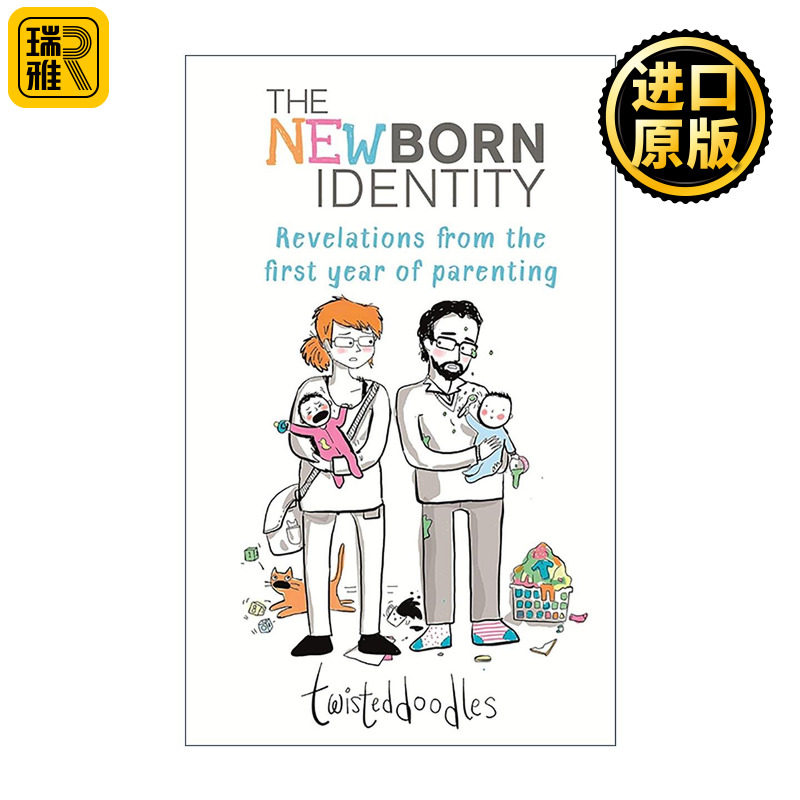 英文原版 Twisted Doodles The Newborn Identity 幽默育儿漫画 育儿生存实录 精装 英文版 进口英语原版书籍