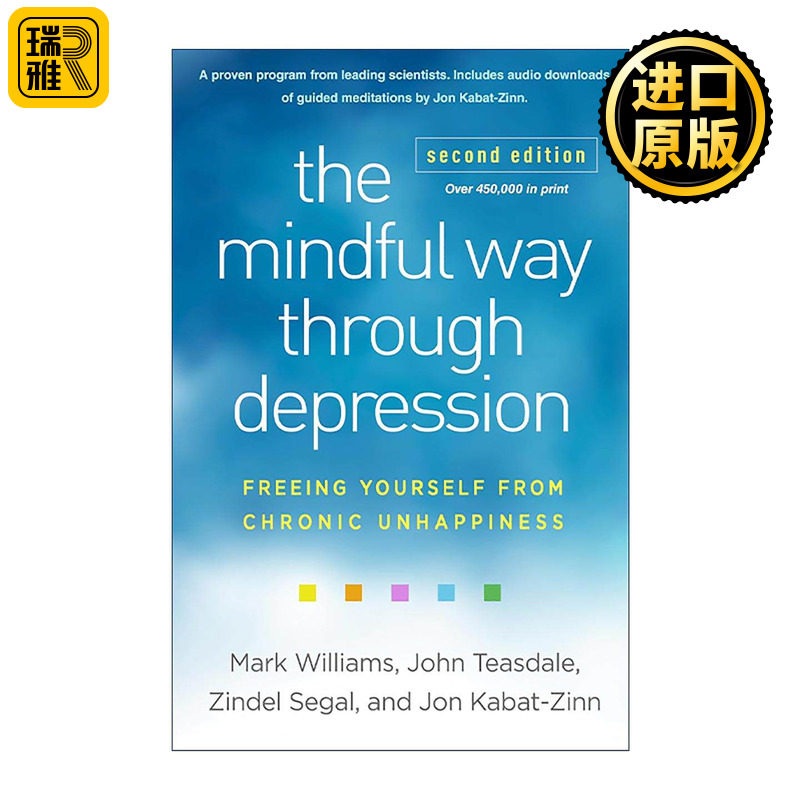 英文原版 The Mindful Way through Depression 改善情绪的正念疗法 第2版 英文版 进口英语原版书籍