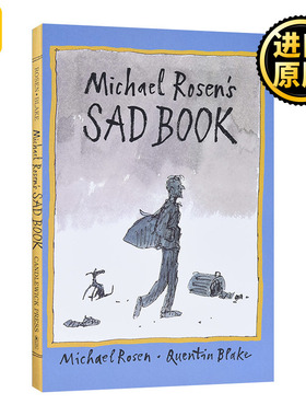 Michael Rosen's Sad Book 罗森爷爷 伤心书 儿童情绪管理精装绘本 Quentin Blake插图