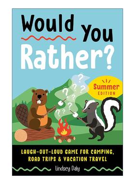 英文原版 Would You Rather Summer Edition 你愿意吗 夏季 儿童益智谜题游戏活动书 家庭亲子互动 英文版 进口英语原版书籍