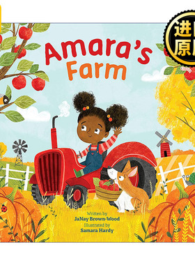 英文原版 Amara's Farm (Where In the Garden?) 阿玛拉的农场 花园在哪里系列 儿童科普百科精装绘本 Samara Hardy