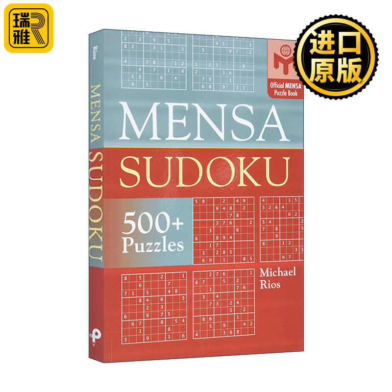 英文原版 Mensa? Sudoku 门萨数独 英文版 进口英语原版书籍
