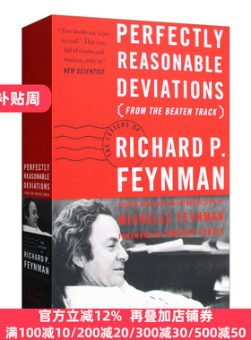 英文原版 Perfectly Reasonable Deviations from the Beaten Track 费曼手札 不休止的鼓声 理查德 费曼 英文版 进口英语原版书籍