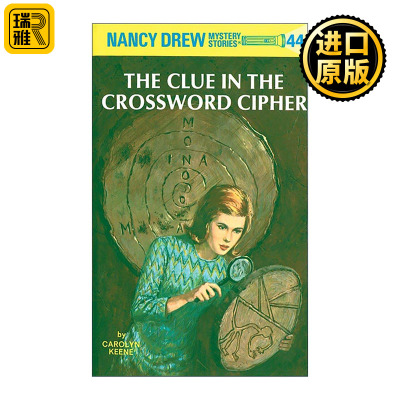 英文原版 Nancy Drew 44 the Clue in the Crossword Cipher 南希德鲁系列44 填字游戏中的线索 儿童悬疑推理小说 Carolyn Keene