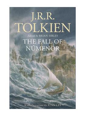 英文原版 The Fall of Númenor 努门诺尔王国的覆灭 中土世界第二纪元的故事 托尔金 英文版 进口英语原版书籍