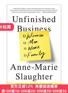 英文原版 Unfinished Business Anne-Marie Slaughter