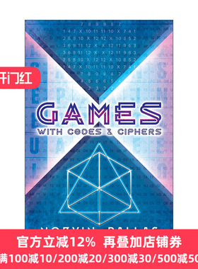 英文原版 Games with Codes and Ciphers 代码与密码的游戏 数学谜题 福尔摩斯 脑静急转弯 Norvin Pallas 英文版进口英语原版书籍