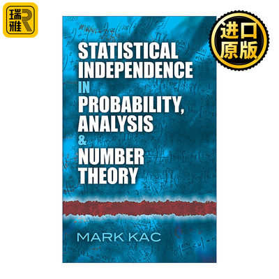 英文原版 Statistical Independence in Probability Analysis and Number Theory 概率 分析与数论中的统计独立性 数学与逻辑作者