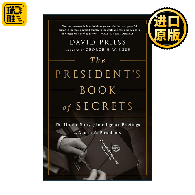 英文原版 The President's Book of Secrets 总统的秘密之书 向美国总统通报情报的不为人知的故事 英文版 进口英语原版书籍