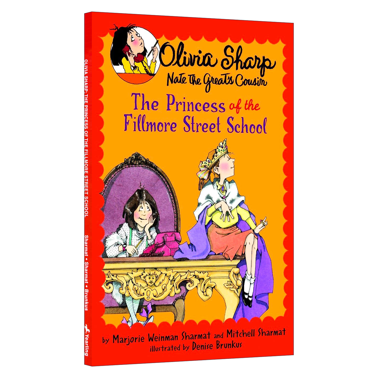 英文原版 The Princess of the Fillmore Street School 菲尔莫尔街学校的公主 大侦探内特同作者儿童侦探小说 Olivia Sharp英文版