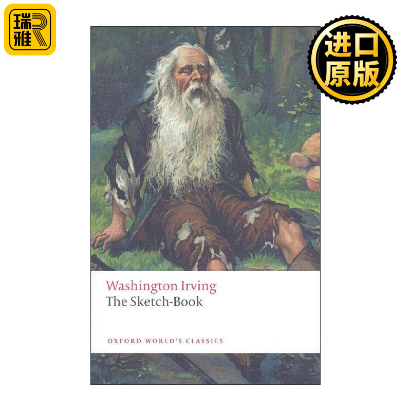 英文原版 The Sketch-Book of Geoffrey Crayon Gent 华盛顿.欧文 见闻札记 牛津世界经典 英文版 进口英语原版书籍