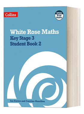 英文原版 Collins Key Stage 3 Maths Student Book 2 White Rose Maths 白玫瑰数学 英国初中数学学生用书 2 进口英语原版书籍