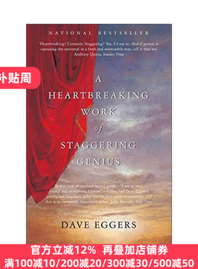 英文原版 A Heartbreaking Work of Staggering Genius 怪才的荒诞与忧伤 戴夫·艾格斯自传 Dave Eggers 英文版进口英语原版书籍