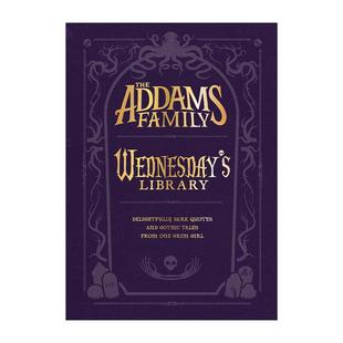 Family 书籍 进口英语原版 周三图书馆 The Addams 精装 Wednesday 英文版 英文原版 Library 儿童小说 亚当斯一家