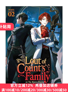 英文原版 Lout of Count's Family Novel Vol.2 成为伯爵家的混混2 同名韩国奇幻冒险漫画轻小说 Yu Ryeo-Han 进口英语原版书籍
