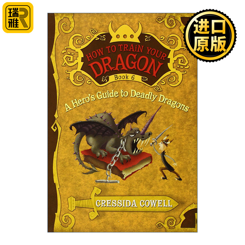 How to Train Your Dragon: A Hero's Guide to Deadly Dragons 6 书籍/杂志/报纸 儿童读物原版书 原图主图