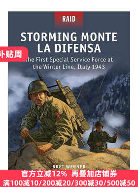 英文原版 Storming Monte La Difensa 二战恶魔旅迪芬萨山突袭德军1943 战争突袭系列 英文版 进口英语原版书籍