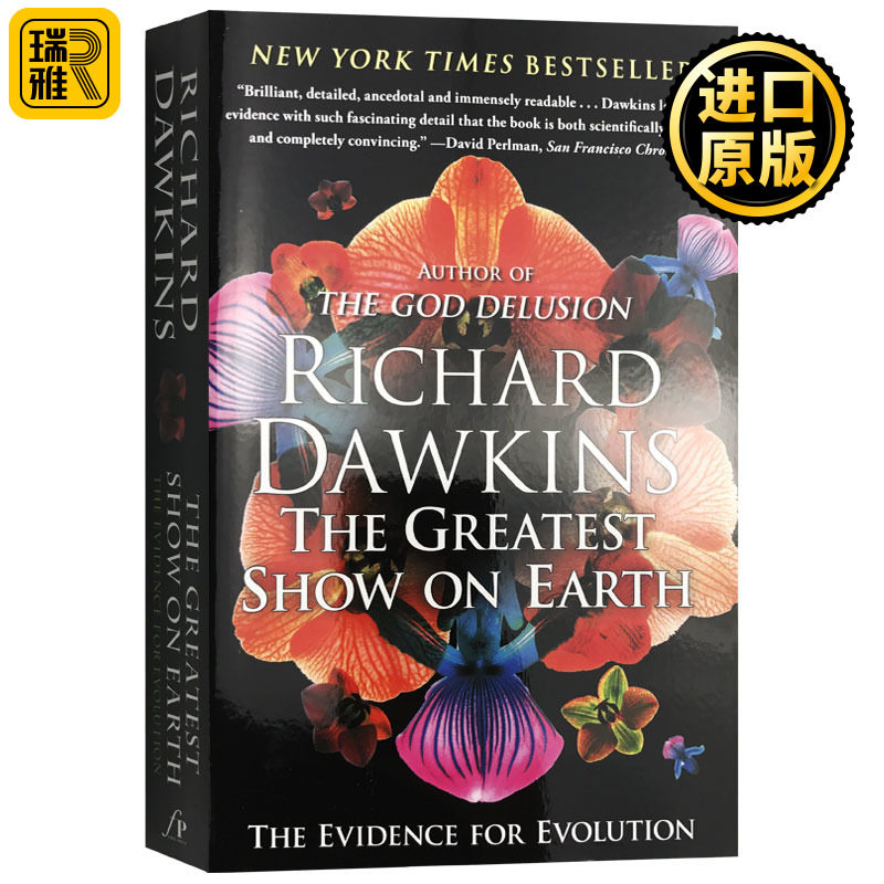 地球上伟大的表演 进化的证据 英文原版 The Greatest Show on Earth 自私的基因作者Richard Dawkins生物进化 进口英语书籍